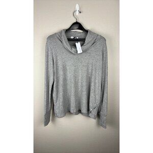 Michael Stars - Medium Petite Petite - Gray Cowl Neck Top